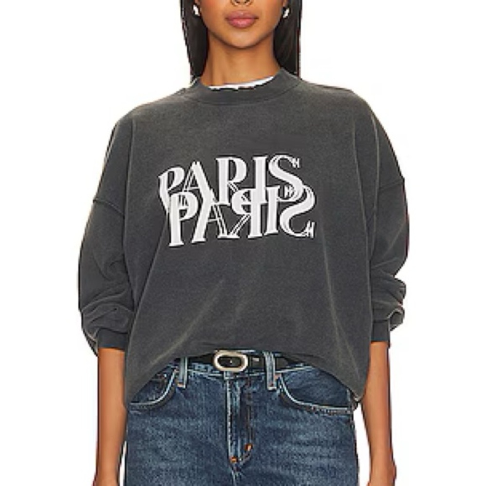Anine Bing Jaci Paris Sweatshirt